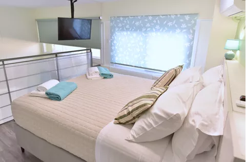 Artemis - Διαμέρισμα με πατάρι στο κέντρο της Ερέτριας Υπνοδωμάτιο 1