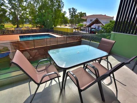 Apollo - Οικογενειακό διαμέρισμα στο κέντρο της Ερέτριας Μπαλκόνι