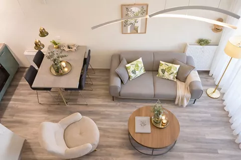 Artemis - Διαμέρισμα με πατάρι στο κέντρο της Ερέτριας Σαλόνι