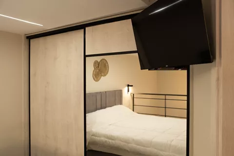 Hermes – Deluxe apartment at the center of Eretria Bedroom