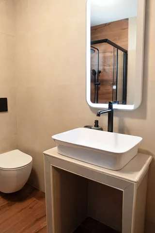 Poseidon - Luxury apartment at the center of Eretria Bathroom